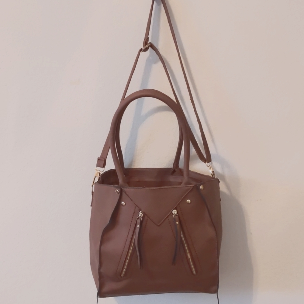 Beautiful Brown Vegan Leather Bag